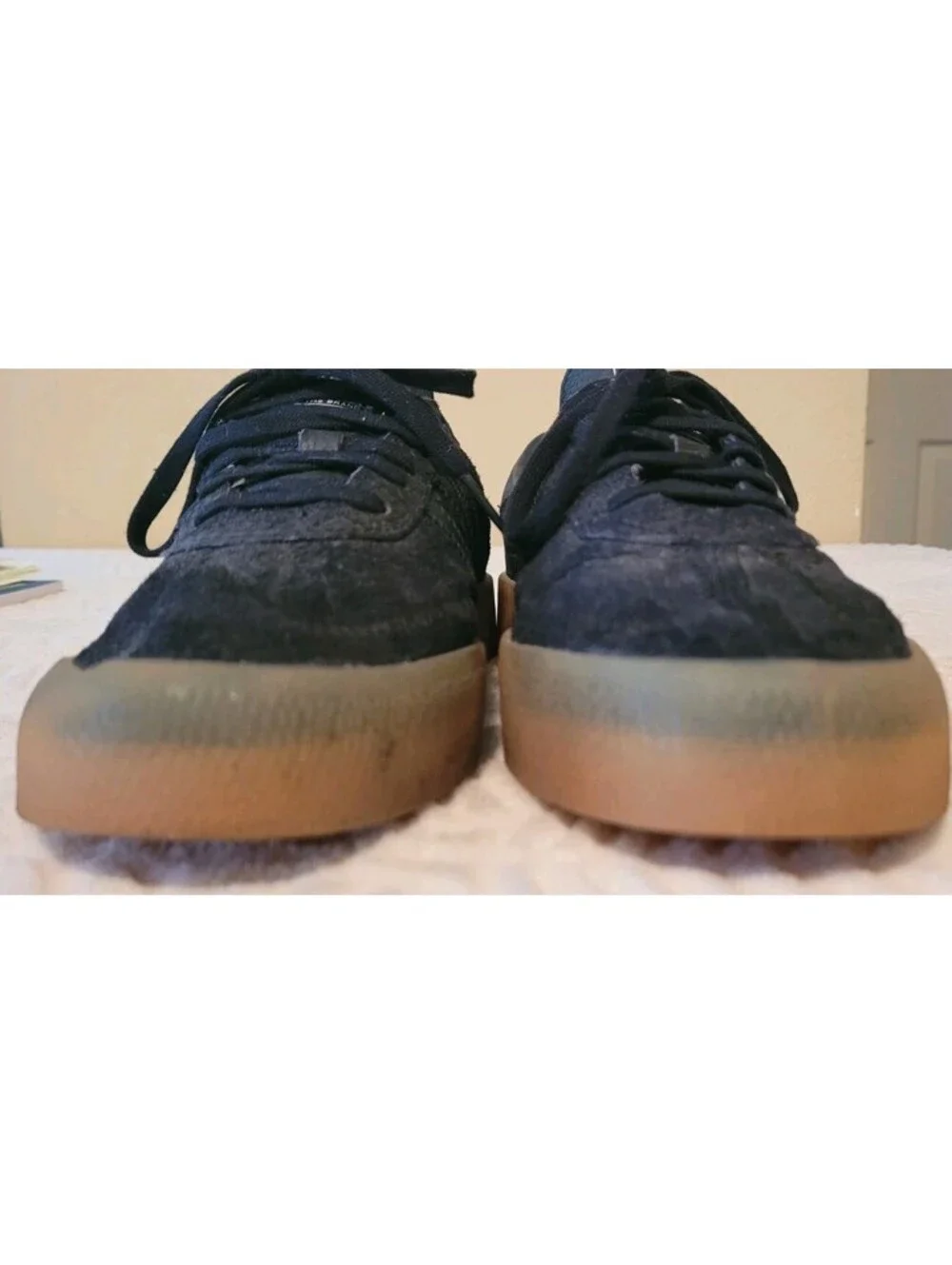 Adidas Women's US 8 Sambarose Sneakers Core Black Gum Soles ART B28157